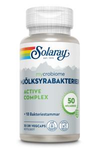 SOLARAY MYCROBIOME MJÖLKSYRABAKTERIER ACTIVE 30 KAPSLAR