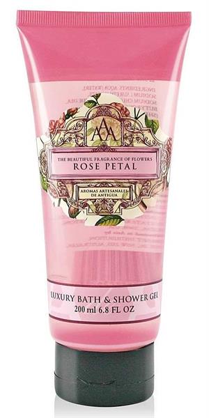 AAA BATH & SHOWER GEL ROSE PETAL 200ML