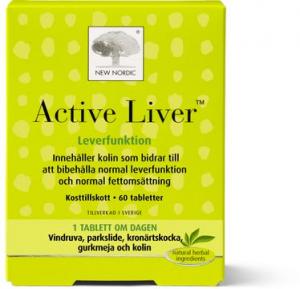 NEW NORDIC ACTIVE LIVER 60 TABLETTER