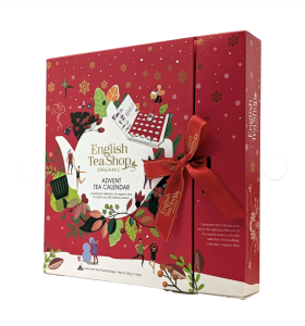 ADVENTSKALENDER ENGLISH TEA SHOP SANTA RED