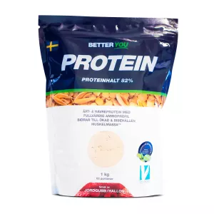 BETTER YOU ÄRT & HAVREPROTEIN 1KG JORDGUBB-HALLON