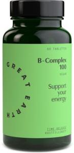 GREAT EARTH B-COMPLEX 100 MG 60 TAB VEGAN