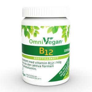 OMNIVEGAN VEG B12 1000IU 120 TABLETTER