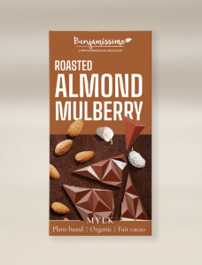 BENJAMISSIMO ALMOND MULBERRY PLANT BASED ORGANIC CHOKLAD