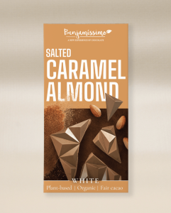 BENJAMISSIMO CARAMEL ALMOND PLANT BASED ORGANIC CHOKLAD