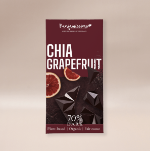 BENJAMISSIMO CHIA & GRAPEFRUIT 70% DARK 60G