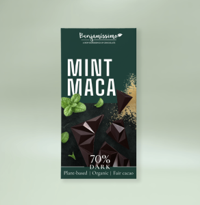 BENJAMISSIMO MINT MACA 70% DARK 60G