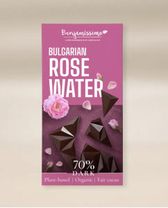 BENJAMISSIMO ROSE WATER PLANT BASED CHOKLAD