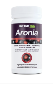 BETTER YOU ARONIA 250 MG 60 VEGETABILISKA KAPSLAR