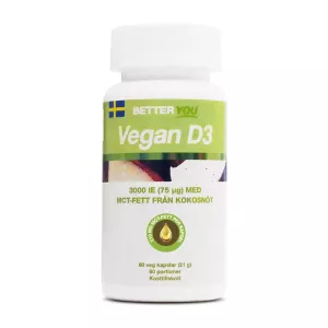 BETTER YOU D3 VEGAN 3000IE + MCT FETT 60 KAP 