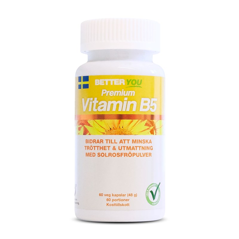 BETTER YOU PREMIUM VITAMIN B5 60 KAPSLAR
