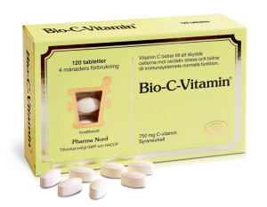 PHARMA NORD BIO-C-VITAMIN 120 TABLETTER
