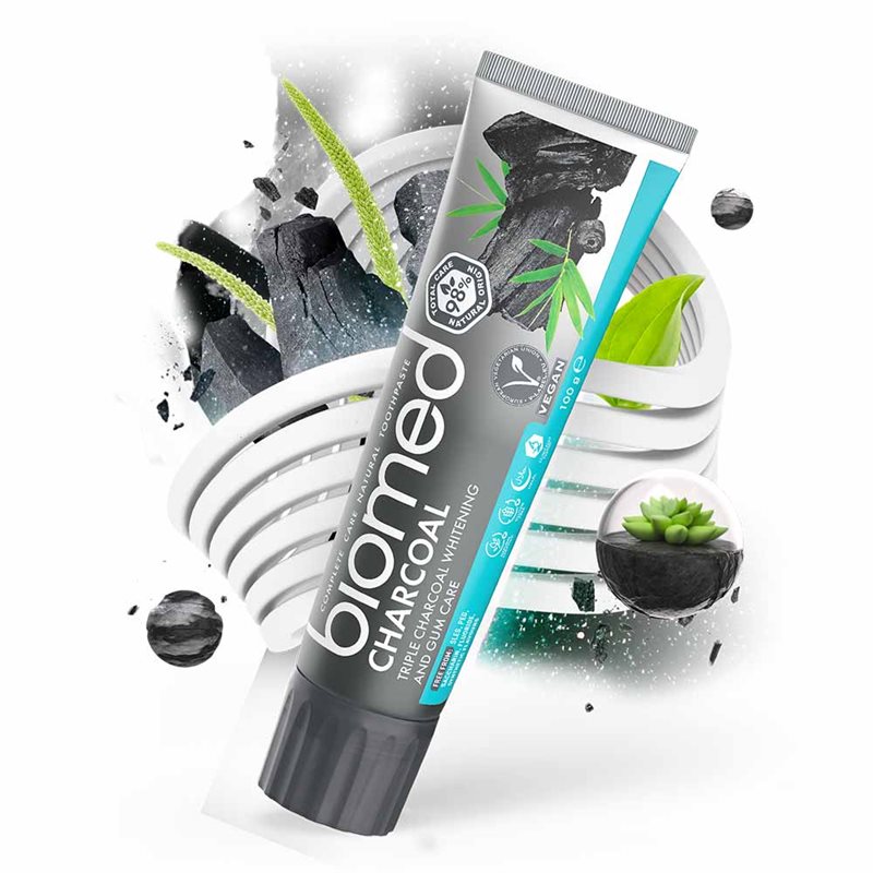 BIOMED TOOTHPASTE CHARCOAL 100G