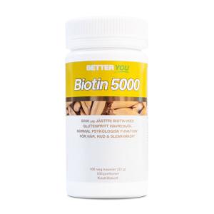BETTER YOU BIOTIN 5000 100 KAPSLAR
