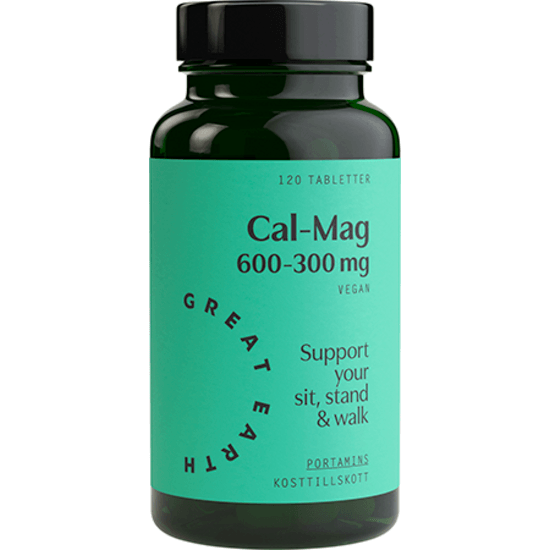 GREAT EARTH CAL-MAG 600-300MG 120 TAB VEGAN