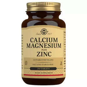 SOLGAR CALCIUM MAGNESIUM ZINK 250 TABL
