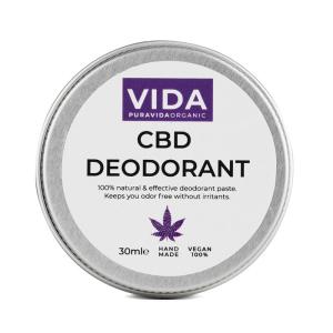 VIDA CBD DEODORANT CREAM JAR 30 ML