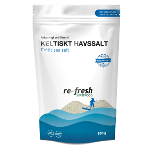 RE-FRESH KELTISKT HAVSSALT FINKORNIGT 500G 