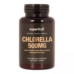 SUPERFRUIT CHLORELLA 500MG 250 TABLETTER