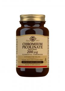 SOLGAR CHROMIUM PICOLINATE 200MCG 90 KAP