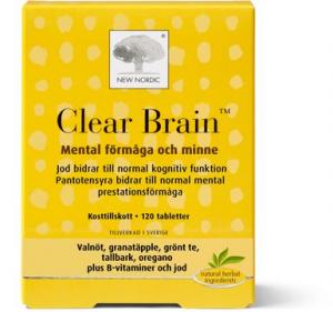 NEW NORDIC CLEAR BRAIN 120 TABL