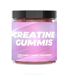 CREATINE GUMMIS 120 GUMMIES SIMPLEY SWEET STRAWBERRY
