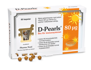 PHARMA NORD D-PEARLS 80UG 80 KAPSLAR