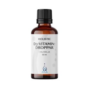 D3 VITAMINDROPPAR I OLIV. 50ML HOLISTIC