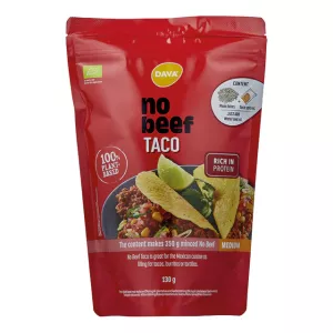 DAVA FOODS NO BEEF TACO 130G