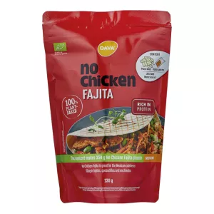 DAVA FOODS NO CHICKEN FAJITA  130G