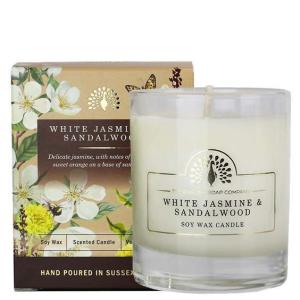 PURE SOYA CANDLE WHITE JASMINE & SANDALWOOD 170G
