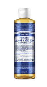 DR BRONNERS ALL IN ONE MAGIC SOAP PEPPERMINT 240ML