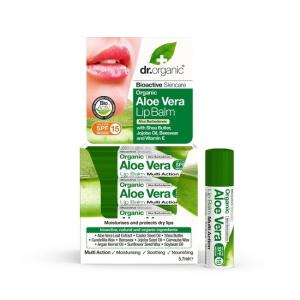 DR ORGANIC LIP BALM ALOE VERA 
