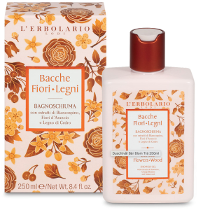 DUSCHTVÅL FLOWERS WOOD BÄRBLOM TRÄ 250ML