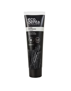 ECODENTA BLACK WHITENING TOOTHPASTE BLACK CHARCOAL 100ML