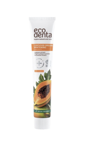 ECODENTA ORGANIC WHITENING TOOTHPASTE MED PAPAYA 75ML