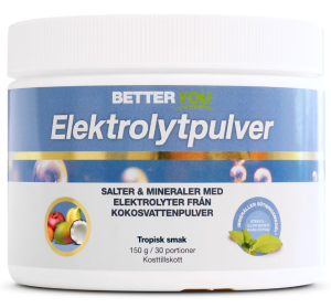 BETTER YOU ELEKTROLYTPULVER 150G TROPISK