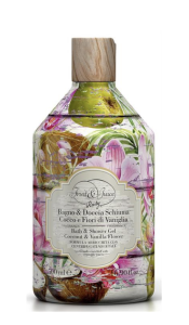 FRUIT & JUICE BATH & SHOWER GEL COCONUT VANILLA 500ML