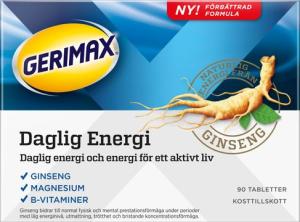 GERIMAX GINSENG DAGLIG ENERGI 90TAB