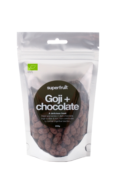 SUPERFRUIT GOJI + MÖRK CHOKLAD 200G