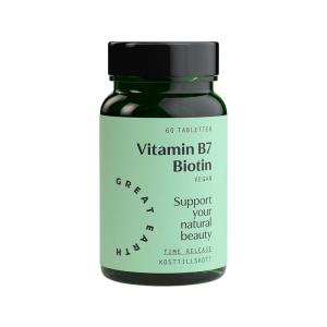 GREAT EARTH VITAMIN B7 BIOTIN 60 TAB VEGAN