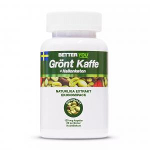 BETTER YOU GRÖNT KAFFE + HALLONKETONER 120 KAPSLAR