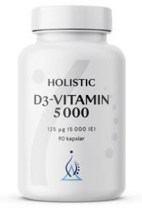 HOLISTIC D3 VITAMIN 5000IU 90K