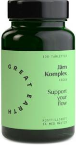 GREAT EARTH JÄRN KOMPLEX VEGAN 25MG 100TAB