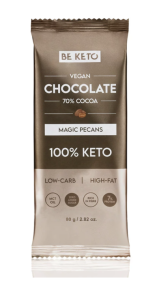 KETO CHOCOLATE MAGIC PECANS 70% 80G