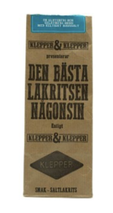 KLEPPER & KLEPPER SALTLAKRITS 200G