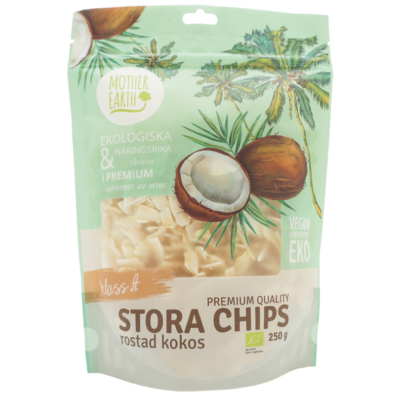 NATESSEN ROSTADE KOKOSCHIPS 250G