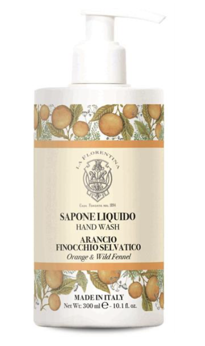 LA FLORENTINA HAND WASH ORANGE WILD FENNEL 300ML