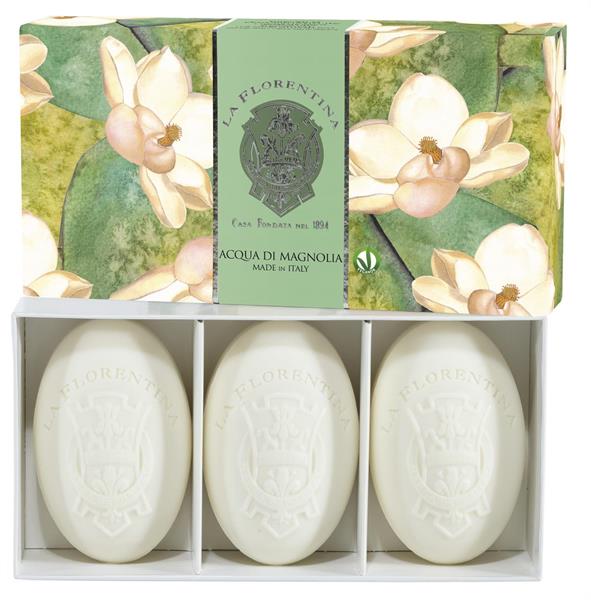 LA FLORENTINA SOAP SET IN A BOX MAGNOLIA 3X150G