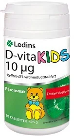 LEDINS D-VITAMIN 10MCG KIDS 90TAB